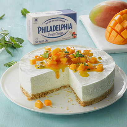 MANGO COCONUT CHEESECAKE