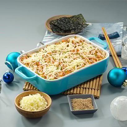 CHEESY SUSHI BAKE