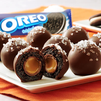 SALTED CARAMEL OREO COOKIE BALLS