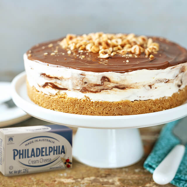 HAZELNUT CHOCOLATE CHEESECAKE