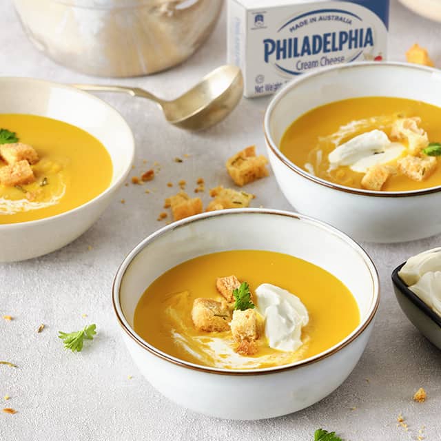 CREAMY VEGETABLE SOUP 