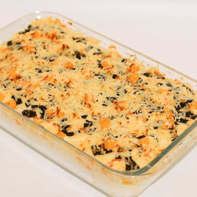 CHEESY SUSHI BAKE