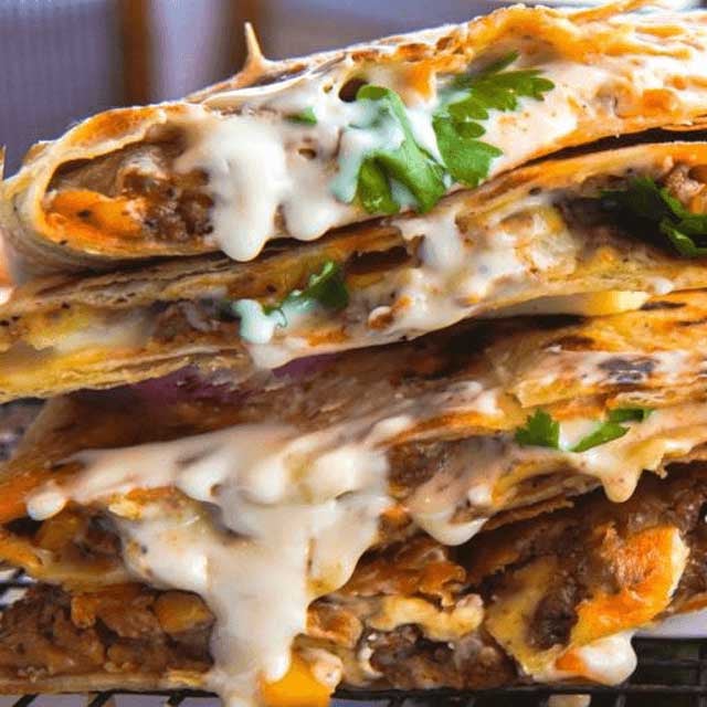 CHEESY QUESADILLA
