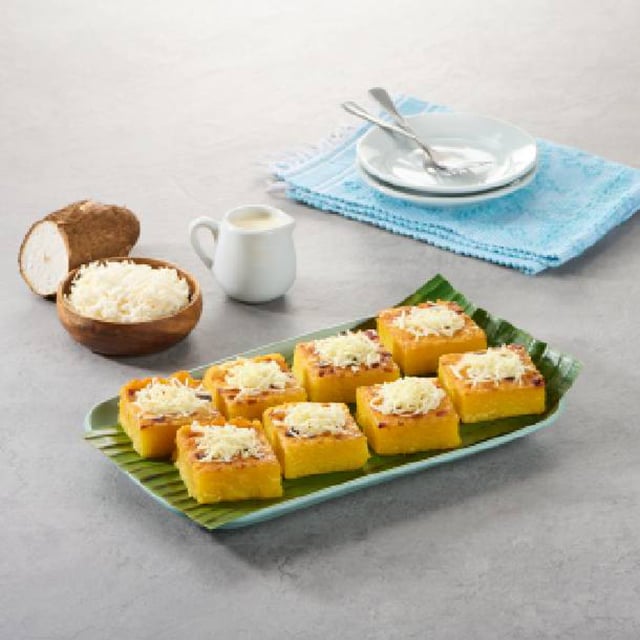 CHEESY CASSAVA CAKE