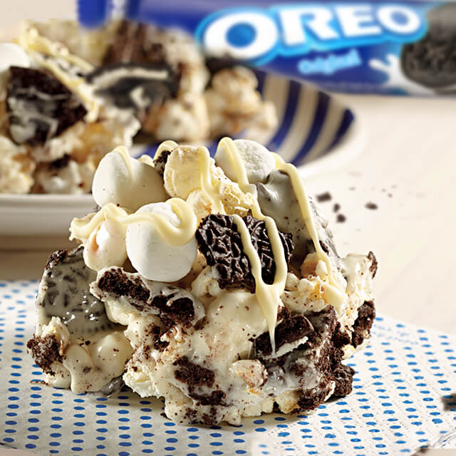 OREO ROCKY ROAD POPCORN