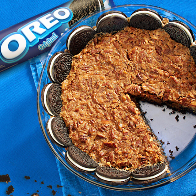 OREO CRUST PECAN PIE