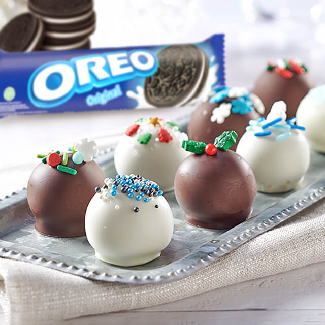 OREO HOLIDAY COOKIE BALLS